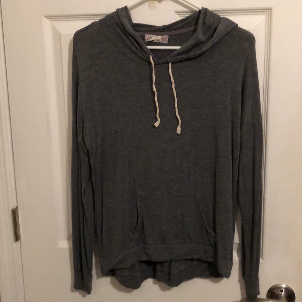 Heather Grey Lightweight Hoodie